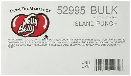 Miniatura 2 de Jelly Belly Island Punch Jelly Beans, caja de 10 libras