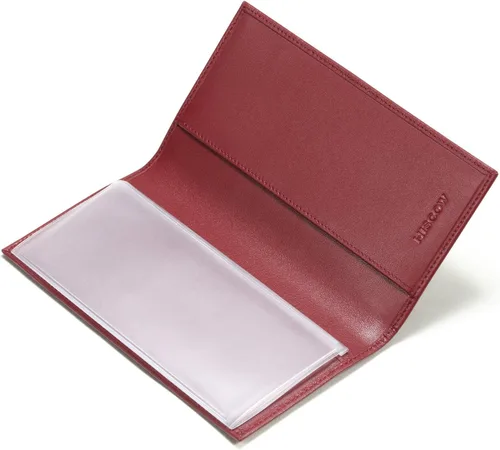 Miniatura 3 de HISCOW Funda minimalista para chequera, cuero de grano completo