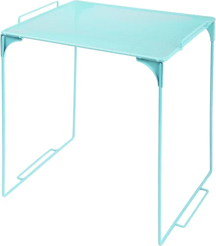 Miniatura 21 de Estante organizador de casillero apilable extra para casillero escolar, organizador de armario de almacenamiento, accesorios adecuados para la Negro