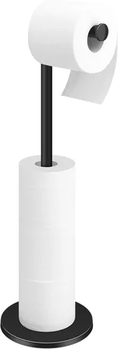 TACGEA Soporte de Papel Higiénico, Soporte de Rollo de Papel Higiénico de Acero Inoxidable Independiente para Baño, Almacenamiento para 4 Rollos de