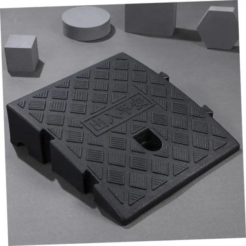 Miniatura 6 de GANAZONO Rampa para silla de ruedas para exteriores, rampa auxiliar para silla de ruedas, almohadilla auxiliar de pendiente, rampa de umbral, rampa