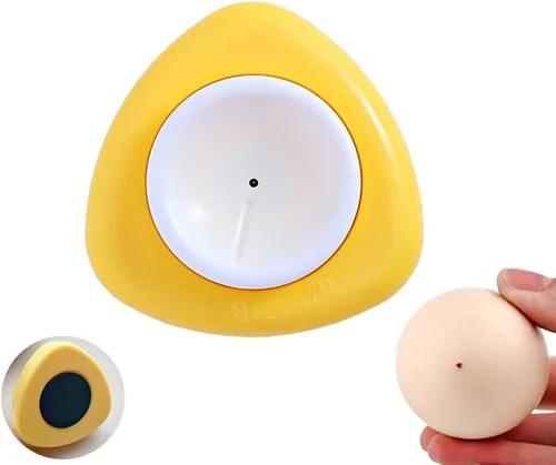 Miniatura 7 de Perforador de huevos para huevos crudos, tenedor de huevos de acero inoxidable para hervir huevos, excelente herramienta peladora de cáscara