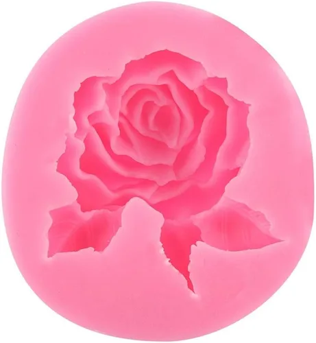 Miniatura 6 de Rose forma silicona pastel fondant chocolate haciendo herramienta de decoración accesorio para hornear