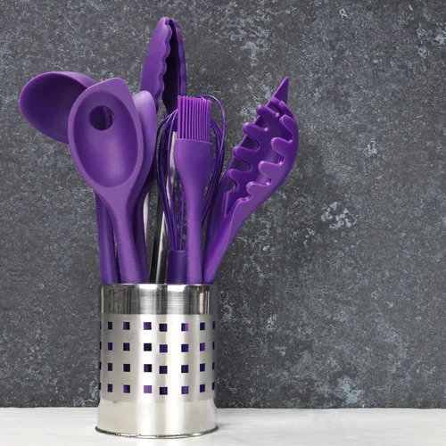 Miniatura 4 de Chef Craft Pronto para untar de silicona premium, 11 pulgadas, morado Púrpura