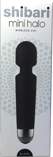 Miniatura 3 de Shibari Mini Vibrador Halo, Masajeador de Varita, Inalámbrico, Silencioso, Alta Potencia e Impermeable, Estimulación del Clítoris por Vibración