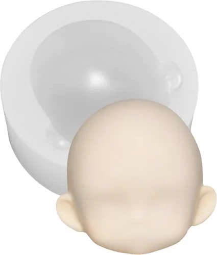 Miniatura 8 de Muñeco de arcilla de cerámica de 3.1 in/2.4 in de altura, cuerpo de niño con molde de silicona muscular, molde de arcilla polimérica, molde
