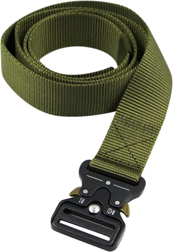 Miniatura 3 de AIBEARTY Cinturón de lona con hebilla ajustable, cintura larga para mujeres, hombres, adolescentes