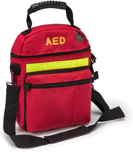 Miniatura 8 de Bolsa de primeros auxilios AED Medical 1st Aid Vacía Rescate Desfibrilador Bolsas de primeros auxilios para protección sanitaria crítica de Negro