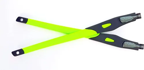 Miniatura 3 de Varillas de repuesto para marco de vidrio recetado Crosslink OX8027 negro satinado 5.512 in Verde