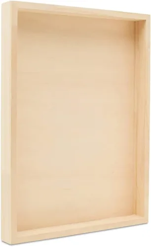 Miniatura 33 de Panel de pintura de abedul de 11 x 14 x 1-1/2 pulgadas, paquete de 3 tableros de lienzo de madera para pintar, carteles en blanco para manualidades