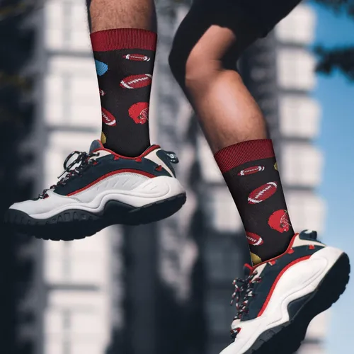 Miniatura 107 de AGRIMONY Calcetines divertidos con texto en inglés «Do Not Disturb Gaming» para hombres, mujeres, adolescentes, niños, Pascua, padres, cumpleaños