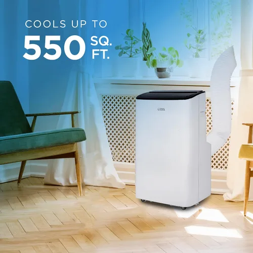 Miniatura 3 de COMMERCIAL COOL Aire acondicionado portátil de 12,000 BTU unidad de aire acondicionado con deshumidificador y ventilador, unidad de aire