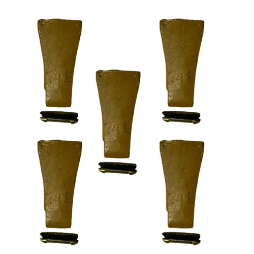 Paquete de 5 dientes de excavación TF23D TF-23 230TF D23P y pines flexibles TF23P para Bobcat John Deere 23 23TF 230 230SP, D51750 T230SP diente