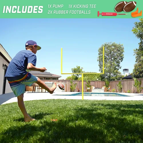 Miniatura 4 de GoSports Poste de Portería de Fútbol Americano - Juego de Fútbol Americano para Patio Trasero de 6 u 8 Pies
