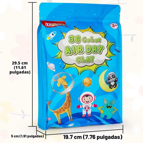 Miniatura 8 de ifergoo Arcilla seca al aire, arcilla de moldeo de espuma mágica de 36 colores para añadir limo y suministros de limo, fácil de usar, gran regalo