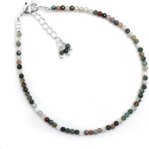 Miniatura 109 de Gempires - Pulseras de cuentas de piedras preciosas hechas a mano, ligeras, de cristal, para uso diario, hipoalergénicas, de 8 pulgadas, chapadas