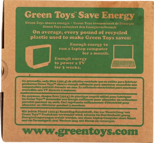Miniatura 8 de Green Toys Tractor, naranja, juego de simulación, habilidades motoras, vehículo de juguete para niños. Sin BPA, ftalatos, PVC, apto