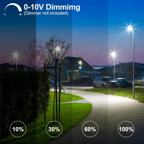 Miniatura 6 de kadision Luz LED de estacionamiento con fotocélula del atardecer al amanecer, 150W/100W/75W ajustable 22500lm (150lm/W) 5000K 100-277V, ajuste