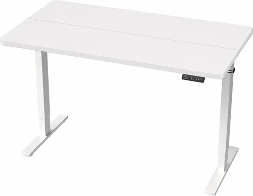 Miniatura 9 de VIVO DESK-KIT-1W4W - Escritorio eléctrico de pie de 43 x 24 pulgadas, ajuste de altura de memoria, serie 1B, parte superior blanca de una pieza