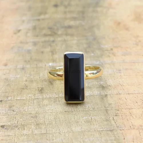 Miniatura 21 de Anillo de plata de ley maciza superpuesta de oro amarillo de 18 quilates para mujer, anillo de compromiso de plata esterlina, juego de bisel