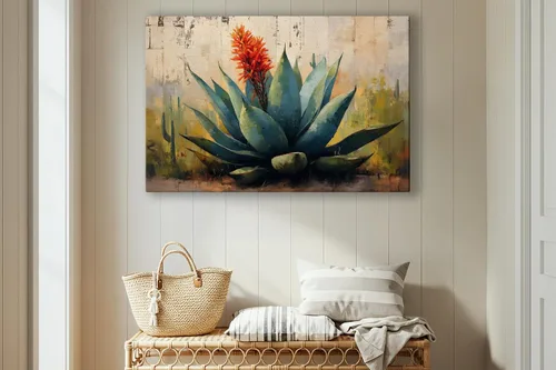 Miniatura 7 de Impresiones en lienzo de Arizona de pequeño a extra grande, paisajes del desierto de Sonora, comedor, dormitorio, baño, sala de estar, arte de pared