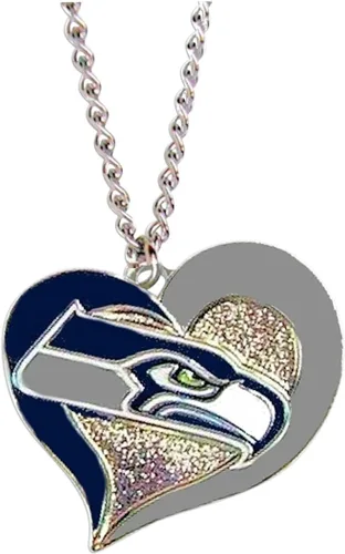 Miniatura 15 de Collar con colgante de corazón en espiral de la NFL - Joyería de regalo para mamá, esposa, hermana, hija, mejor amiga - Regalo ideal