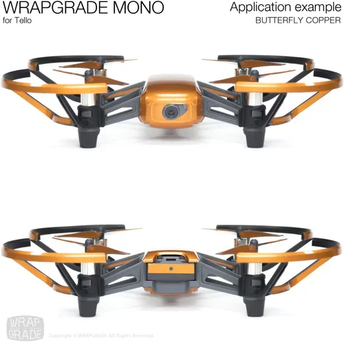 Miniatura 3 de Wrapgrade Mono Skin compatible con Tello (Butterfly Copper)