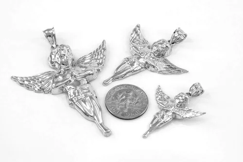Miniatura 4 de Colgante de ángel de plata de ley 925 de FDJ