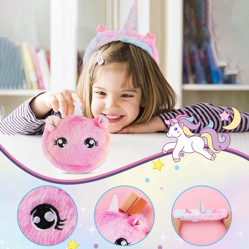 Miniatura 5 de Juego de regalos de unicornio de Navidad para niñas, juguetes para niños, caja de regalo de cumpleaños para adolescentes, regalos de Pascua