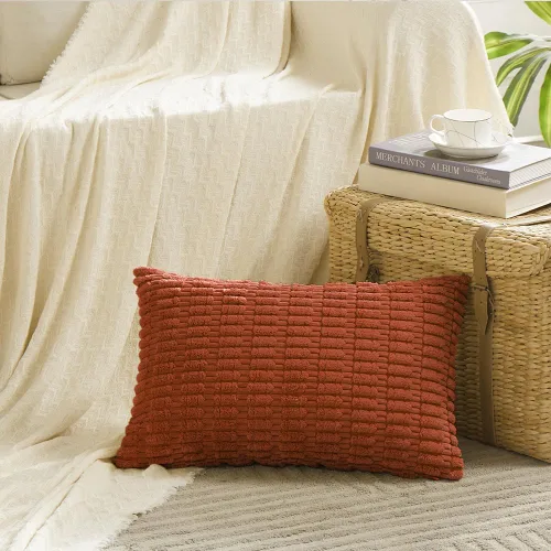 Miniatura 142 de Fancy Homi - Paquete de 2 fundas de almohada decorativas de color taupe de 22 x 22 pulgadas para sala de estar, sofá, cama, estilo rústico, bohemio