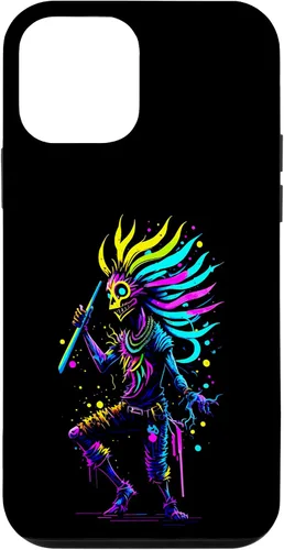 Miniatura 16 de iPhone 16 Dancing Kokopelli Mystical Abstract Illustration Case