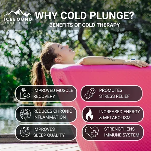 Miniatura 6 de Bañera fría con enfriador de agua – Enfriador de agua caliente y fría eficiente de 1 HP para baño de hielo – Bañera de hielo premium con enfriador