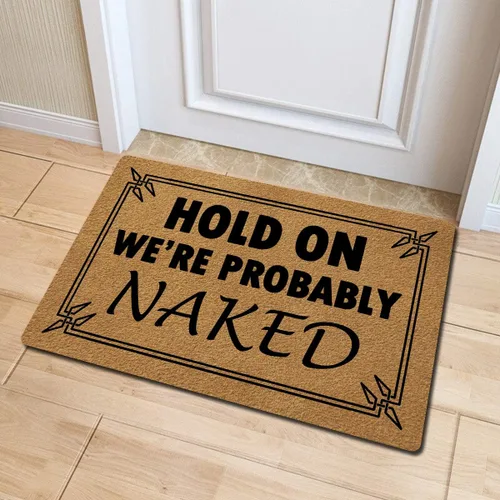 Miniatura 3 de Divertidos tapetes decorativos de bienvenida para puerta de entrada, tapete de regalo personalizado (23.7 x 15.9 pulgadas)