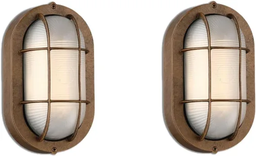 Miniatura 11 de WISBEAM Luz de mamparo LED, luz de pared LED para exteriores, regulable, 6 W, reemplazo de 60 W, 450 lúmenes, 3000 K, luz blanca diurna 80CRI