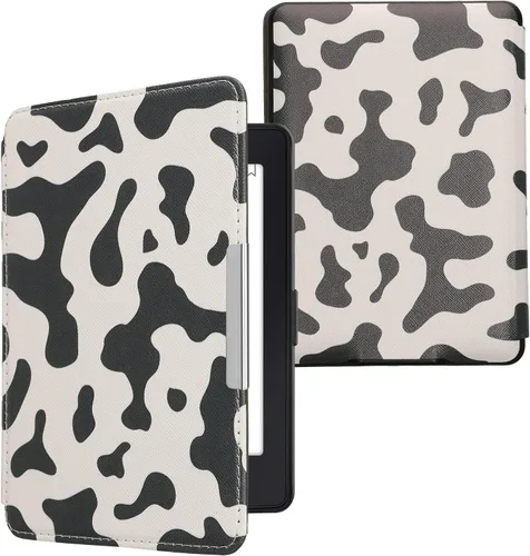 Miniatura 13 de kwmobile Funda compatible con Amazon Kindle PaperWhite - Funda para lector electrónico - Azul pez pequeño/azul claro/blanco