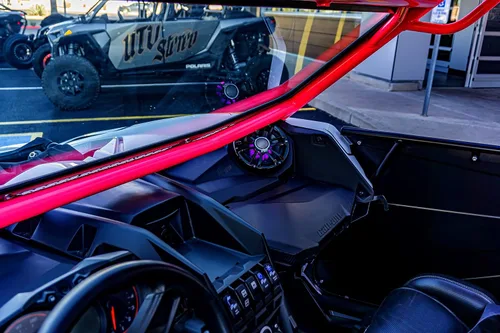 Miniatura 7 de UTV Stereo Can-Am Maverick X3 Pods de altavoces de 6.5 pulgadas y kit de salpicadero. Obtén más sonido de tu vehículo. (Kit de salpicadero)