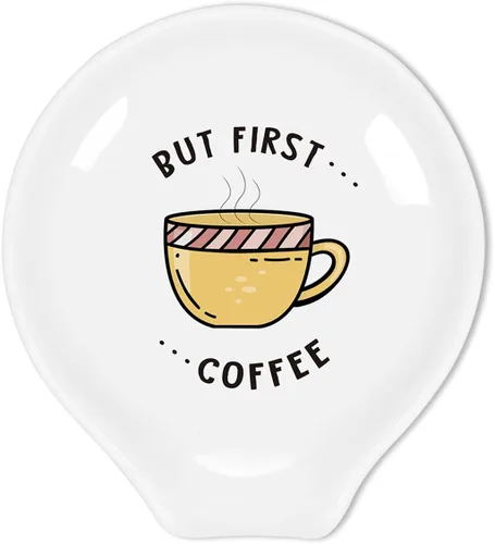 Miniatura 12 de Littlefa Let's Spoon - Cuchara de café con frase divertida, soporte para cuchara de café con frase divertida, soporte para cuchara pequeña