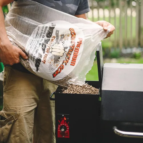 Miniatura 6 de CookinPellets Perfect Mix - Parrilla de madera dura natural, nogal, cereza, arce duro y manzana, pellets de madera para parrilla de pellets