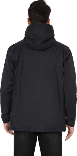 Miniatura 4 de Chaqueta impermeable ligera para hombre, con capucha ajustable, rompevientos para senderismo al aire libre