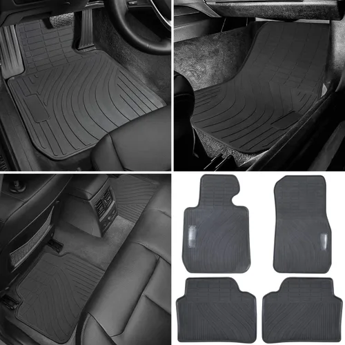Tapete para BMW Serie 3/4 F30 F31 F32 F33 F36 320i 328i 335i 2012-2018 y 2015+ F80 M3 de goma resistente para todo tipo de clima, ajuste