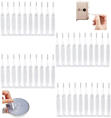 Miniatura 7 de Cepillo de limpieza para cabezal de ducha, cepillo de limpieza antiobstrucción, cepillo de limpieza mejorado para cabezales de ducha, cepillos de 10