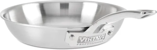 Miniatura 15 de VIKING Culinary Professional - Sartén antiadherente de acero inoxidable de 5 capas, 8 pulgadas, mango ergonómico que se mantiene fresco, apto