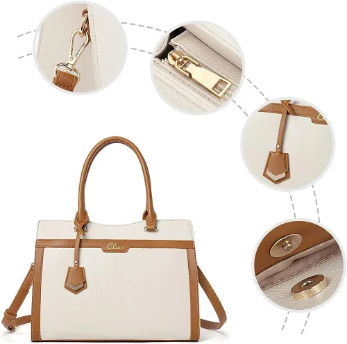 Miniatura 7 de CLUCI Satchel - Bolso de mano para mujer, bolso de hombro cruzado para mujer