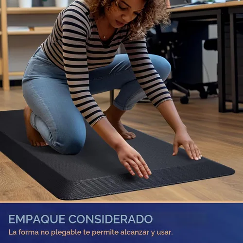 Miniatura 7 de FEATOL Tapete antifatiga para estar de pie, 9/10 extra grueso, ergonómico, de pie, cómodo tapete de espuma viscoelástica para estar de pie en casa
