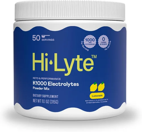 Miniatura 11 de Hi-Lyte K1000 - Mezcla de electrolitos en polvo, naranja Keto y rendimiento, 50 porciones