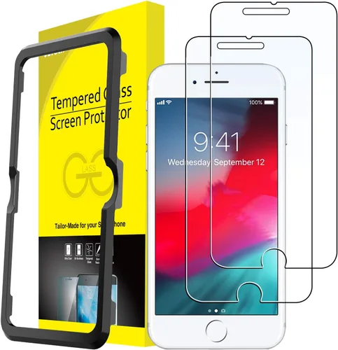 Miniatura 15 de JETech - Protector de pantalla para iPhone SE 3/2 (Edición 2022/2020), iPhone 8/7/6s/6, 4.7 pulgadas, película de vidrio templado con herramienta