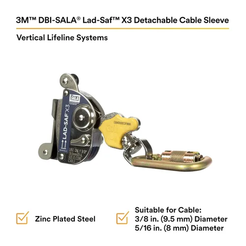 Miniatura 2 de 3M Funda para cable DBI-SALA YellowBlue