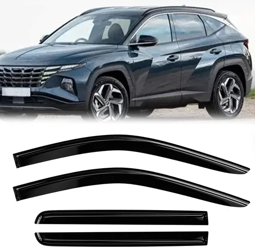 Miniatura 53 de Protectores de lluvia de ventana para Ford F150 SuperCab 2004-2014 2 piezas deflector de ventana para 09-14 F-150 con 2 puertas delanteras
