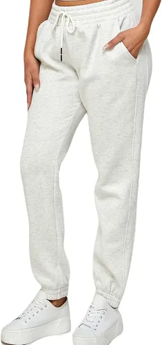 Miniatura 17 de IUUI Pantalones deportivos de cintura alta para mujer, con bolsillos, de algodón, holgados, atléticos