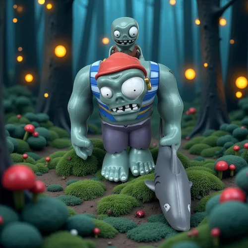 Miniatura 7 de JHESAO Plantas y Zombis - Figuras de acción de juguetes, set de zombis PVZ, serie 1 y 2, grandes regalos para niños y fanáticos, para cumpleaños